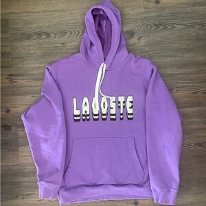 Purple Lacoste Hoodie